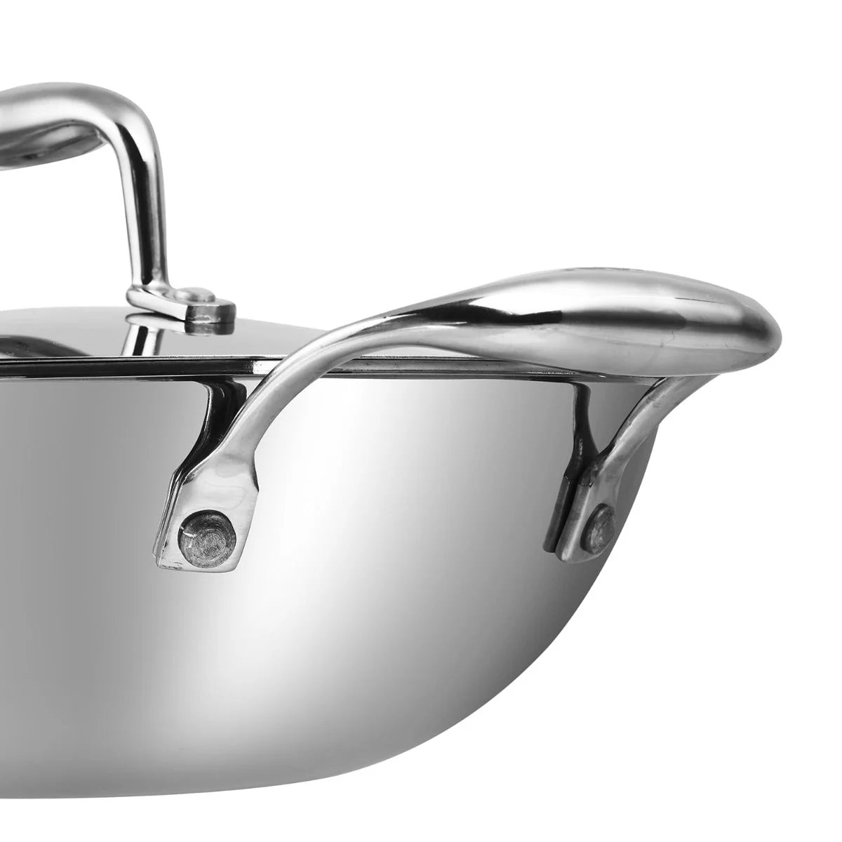Vinod Platinum Triply SAS Pro Kadai: Non-Stick & Induction Ready | Made in India