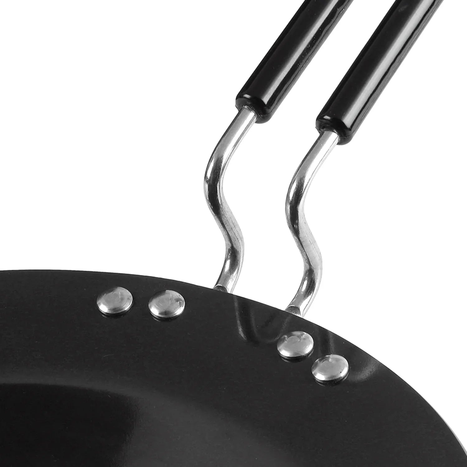 Vinod Hard Anodised Flat Tawa 25cm - Induction & Gas Compatible with Stay-Cool Handle