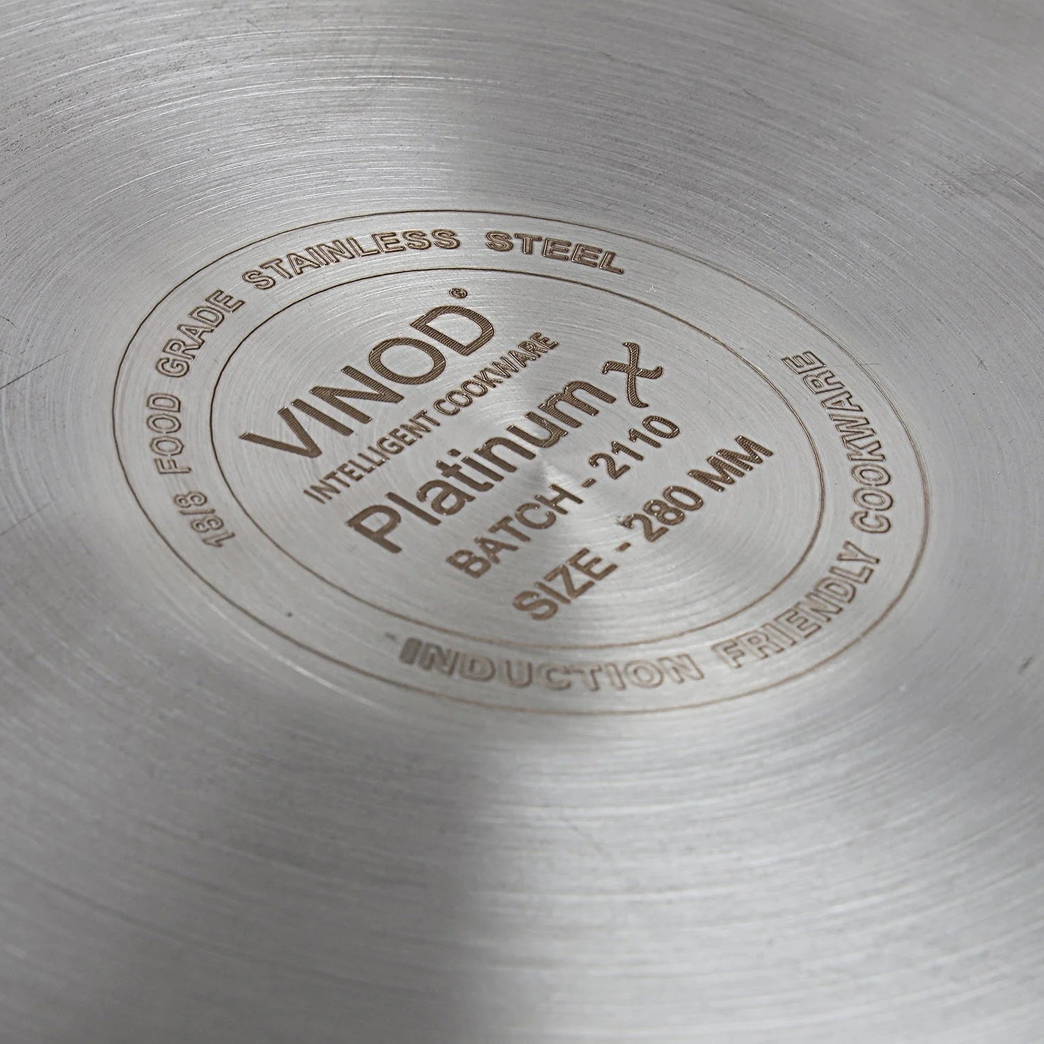Vinod Platinum Triply Stainless Steel SAS Pro Dosa Tawa - Non-Stick Coating Induction Compatible 60-Month Warranty