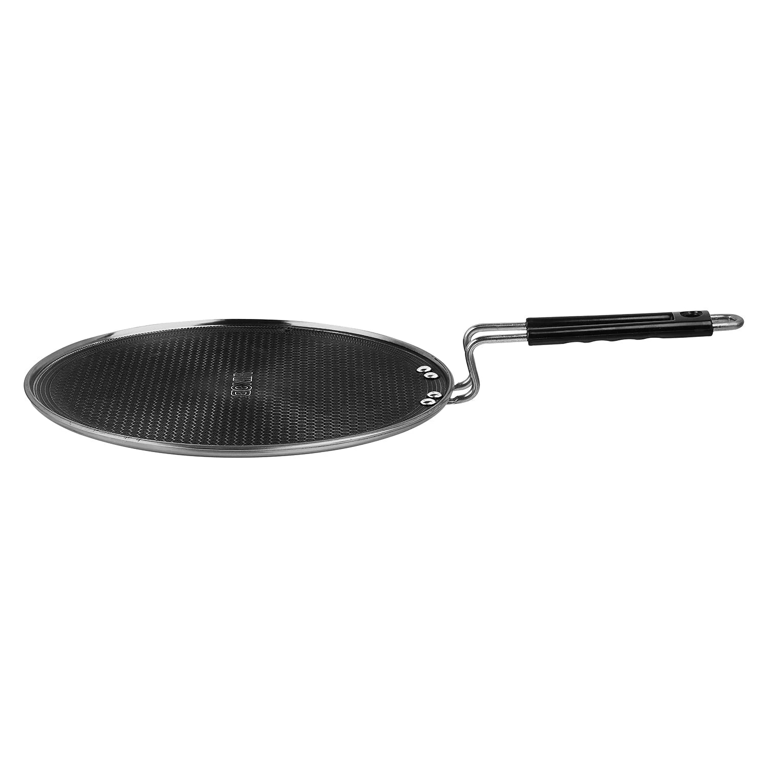 Vinod Platinum Triply Stainless Steel SAS Pro Dosa Tawa - Non-Stick Coating Induction Compatible 60-Month Warranty