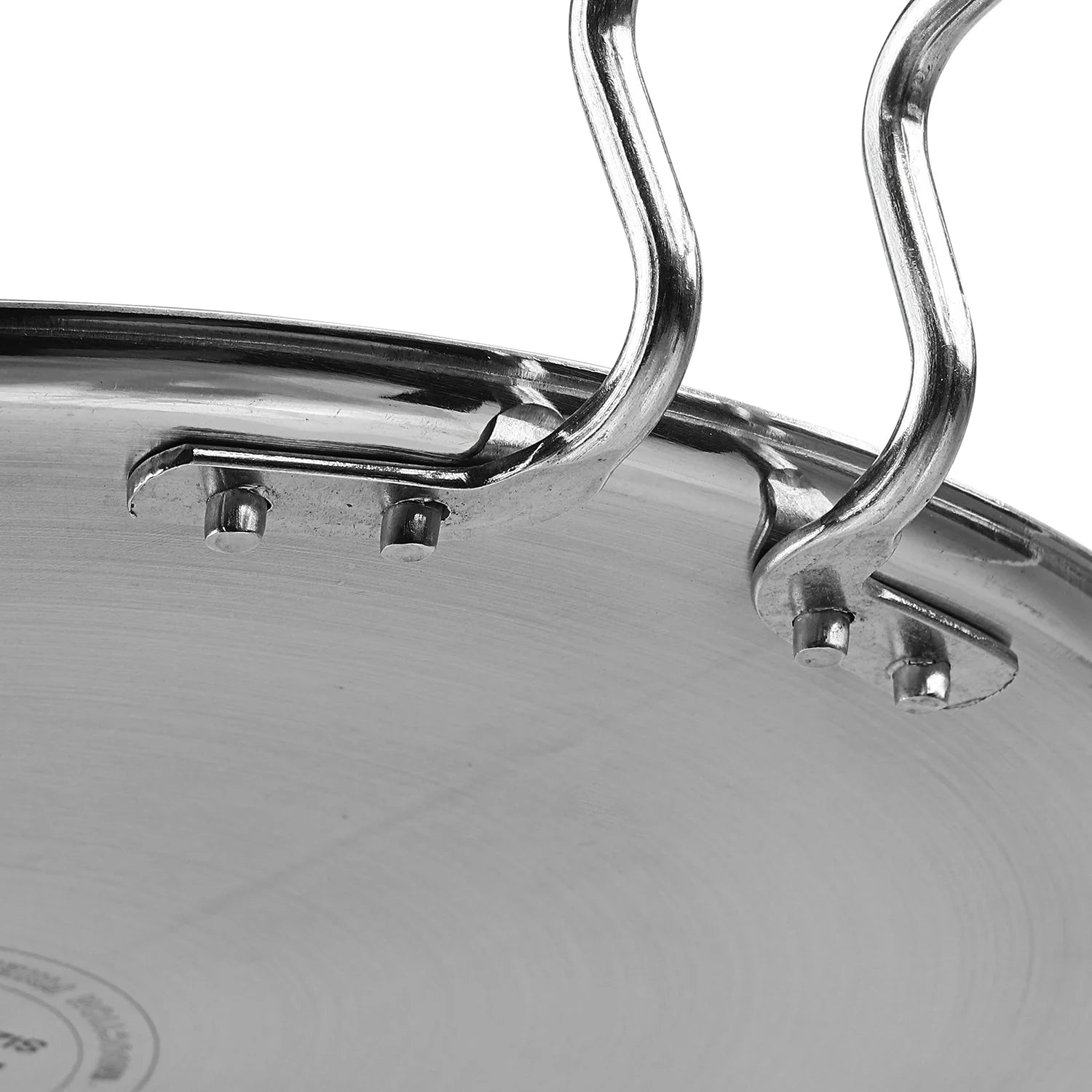 Vinod Platinum Triply Stainless Steel SAS Pro Dosa Tawa - Non-Stick Coating Induction Compatible 60-Month Warranty